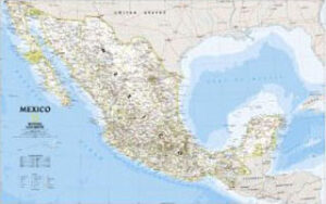 National Geographic Wall Maps: Mexico Classic, Tubed