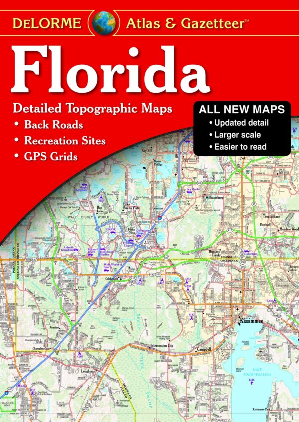 Delorme Florida Atlas and Gazetteer, New Edition