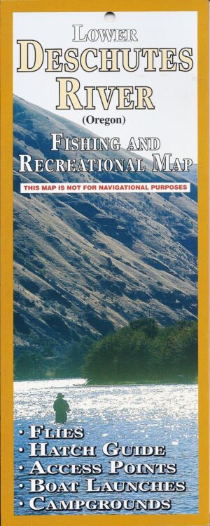 Map: Lower Deschutes River (laminated)