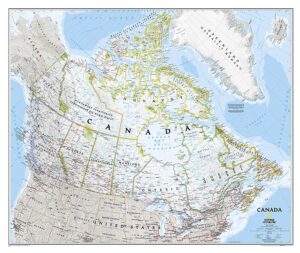 National Geographic Wall Maps: Canada Classic