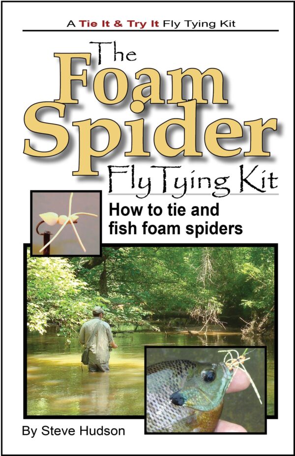 Tie It & Try It Fly Tying Book/kit: Foam Spider