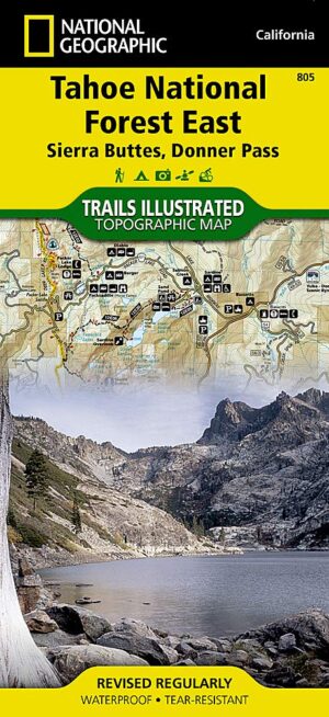 Trails Illustrated Maps California - Tahoe National Forest, Sierra Buttes-donner
