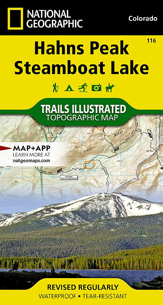 Trails Illustrated Maps: Colorado - Hahns Peak/steamboat Lake