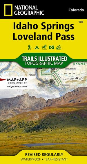 Trails Illustrated Maps: Colorado - Idaho Springs/loveland Pass