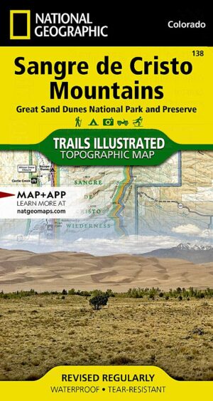 Trails Illustrated Maps: Colorado - Sangre De Cristo Mountains, Great Sand Dunes National Park