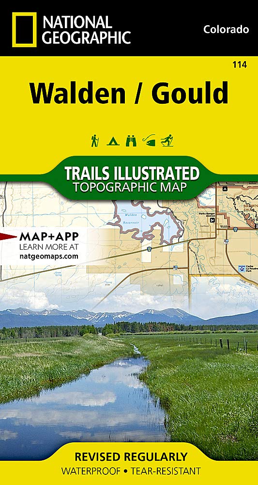 Trails Illustrated Maps Colorado Walden/gould Ask About Fly Fishing