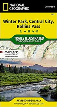 Trails Illustrated Maps: Colorado - Winter Park/central City/rollins Pass