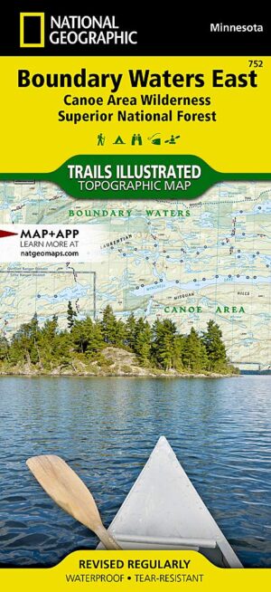 Trails Illustrated Maps: Minnesota - Boundary Waters - East, Superior National Forest