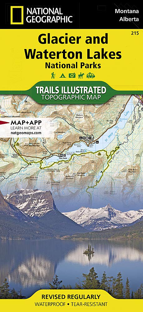Trails Illustrated Maps: Montana - Glacier/waterton Lakes National Park Map Pack Bundle