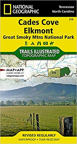 Trails Illustrated Maps: North Carolina - Cades Cove - Elkmont, Great Smoky Mountains National Park