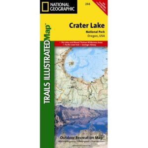 Trails Illustrated Maps: Oregon - Crater Lake National Park