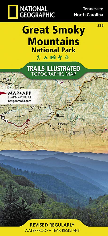 Trails Illustrated Maps: Tennessee - Great Smoky Mountains National Park