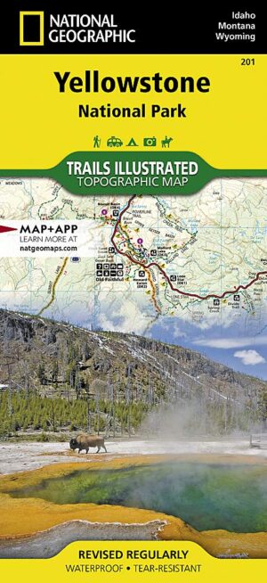 Trails Illustrated Maps: Wyoming - Yellowstone National Park